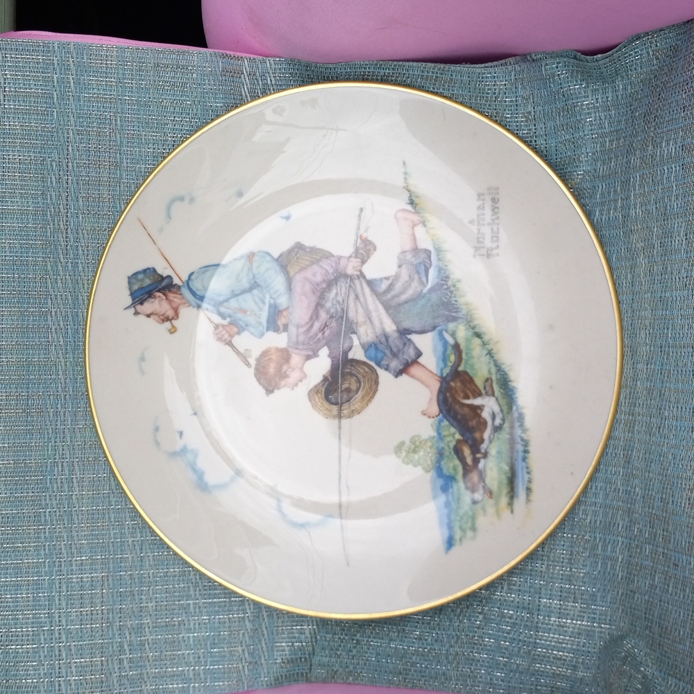 Norman Rockwell decorative plates